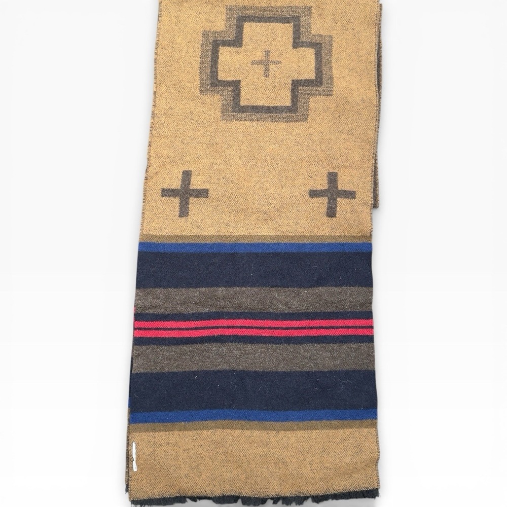 Pendleton 100% Virgin Wool Southwest Design Scarf - Picture 5 of 6